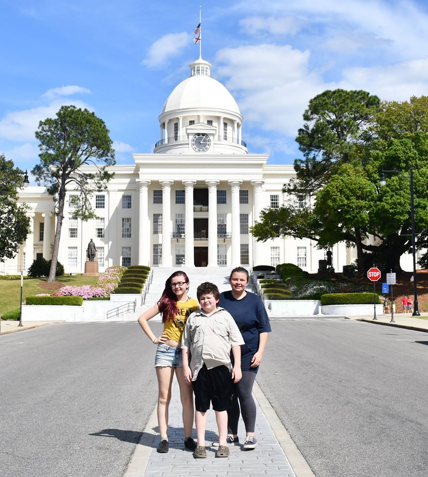Wainwrights at Alabama State Capitol